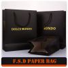 Free Design Logo Print Portable Paper Bag With Handle