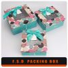 Bow Ribbon Paper Gift Box With PVC Window