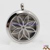 Stainless Steel flower Design Diffuser Necklace Wholesale 