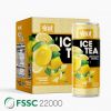 250ml Carbonated drinks Can (Tinned) Ice Tea Original Lemonade Juice Export low sugar OEM Private Label Free Products Sample