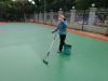 Best Construction Team High Quality Elastic Silicon PU Materials Basketball Court with Good Price