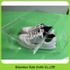 Latest design acrylic shoe box for sale, clear shoe box display case, custom sneaker box