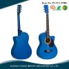 Blue fashion linden acoustic guitar