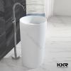 polymarble resin basin Acrylic solid surface bathroom basin