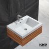 Acrylic solid surface bathroom basin