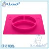 Happy Mat Baby bowls kids tableware - One-piece silicone placemat + plate, Food Dish Silicone Dining Plate