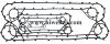 Semi-welded plate heat exchanger