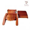 ADIRONDACK CHAIR WITH FOOTREST LUXIUS