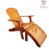 ADIRONDACK CHAIR WITH FOOTREST LUXIUS