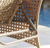 Outdoor Rattan Wicker Adjustable Chaise Lounge Chair with Cushions