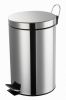 6L Stainless steel pedal bin, with various color