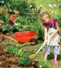 plastic kids garden tools wheelbarrow WB0208