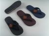 New custom various colors prinitng soft eva waterproof beach slippers flip flop men