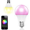 Bluetooth LED Bulb 4.5W E27 RGBW led lights Bluetooth 4.0 smart lighting lamp color change dimmable by Phone IOS / Android APP