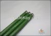 Green Color PE Plastic Coated Steel Garden Stakes 8mm Diameter And 75