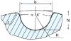 arc teeth timing belt pulley