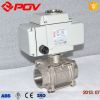 hot sale 3 piece thread 1000 wog stainless steel motorized ball valve