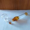 Glass hand pipe for vaporizing herbs or concentrates!