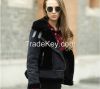 2016 Veri Gude Faux Leather Jacket Faux Fur Short Coat Winter Jacket W