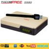 2016 FTA high definition digital satellite TV receiver Tocomfree s989 with iptv iks sks free newcam H.265 twin tuner for south America