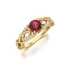 Varied Colorful Gemstones Diamond Rings