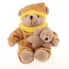 Promotion logo printed custom plush bear plush toys in high quality