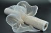 21"*10y white strip poly various gift wrapping supplies for 50G01