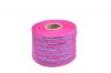 2.5"*10y dark pink turquoise strip pp deco mesh ribbon for 50C04M38R2-5