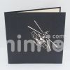 Black helicopter 3d pop-up card