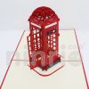 Public telephone 3d pop-up card