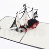 Pirate ship 3d pop-up card