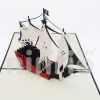 Pirate ship 3d pop-up card