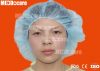 Disposable Non Woven Mop Mob Clip Cap Surgical Medical Round nurse Bouffant Cap