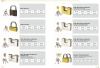 Grey iron  Padlock , Iron  Padlock , Casting Iron Padlock