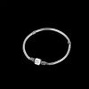 17-20cm Antique finish round snake chain 925 sterling silver DIY bracelets for women