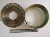 White zinc coated doub...