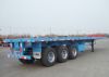 CIMC 20 ft flatbed trailer with iron stake 40 ft high bed semi trailer for container transportation