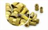 Spot wholesale injection copper nut Copper knurl nut Copper