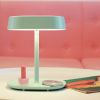 Flexible dimmable and rechargeable comestic mirro desk lamps led delicate rotation