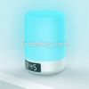 LED Bluetooth speaker clock lamp light