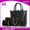 Wholesale price good quality patent leather women handbag from China supplier