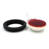 LED 4" Sealed Round Stop, Turn, Tail Light With Grommet and Plug -  Red