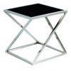 SHIMING MS-3316 Tempered glass with stainless steel small end side table
