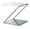 SHIMING MS-3316 Tempered glass with stainless steel small end side table