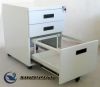 Mobile 3 drawer filing cabinet bedroom beside cabinet portable steel locker