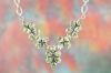 100 % GENUINE 925 SILVER PERIDOT NECKLACE