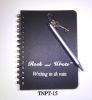 spiral notebook made f...
