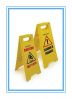 folding PP wet floor sign caution no parking sign