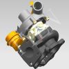 turbocharger -1G924-17012 for Komatsu PC56-7 excavator, Kubota PC56-7, Bobcat tractor