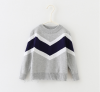 Fashion Color Patchwork Children Sweater Baby Boy Sweater Designs